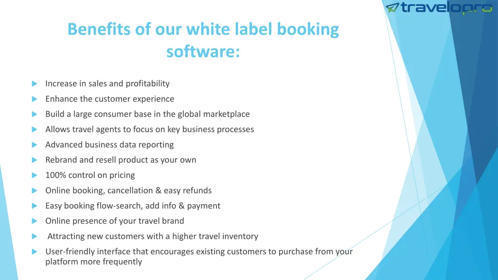 benefits of our white label booking software