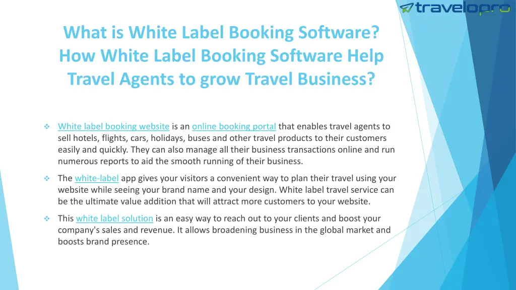 what is white label booking software how white