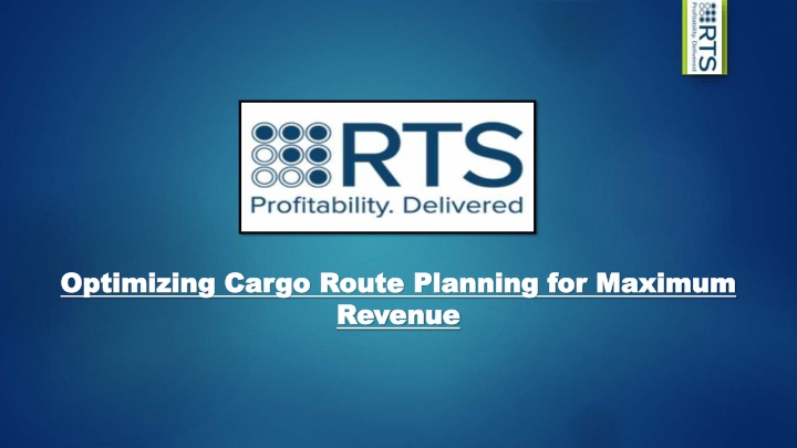 optimizing cargo route planning for maximum