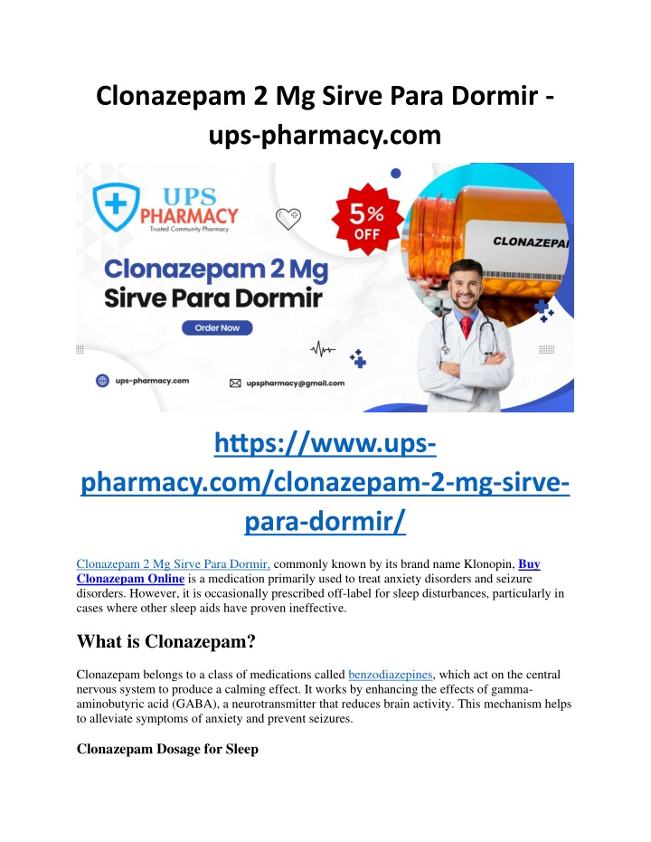 clonazepam 2 mg sirve para dormir ups pharmacy com