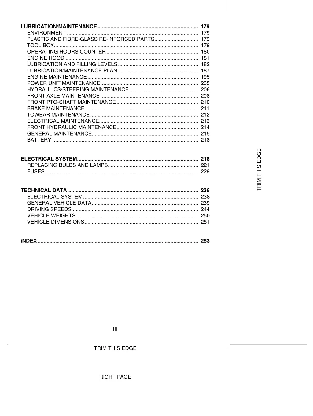 lubrication maintenance 179 environment