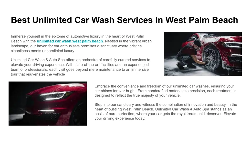 best unlimited car wash services in west palm