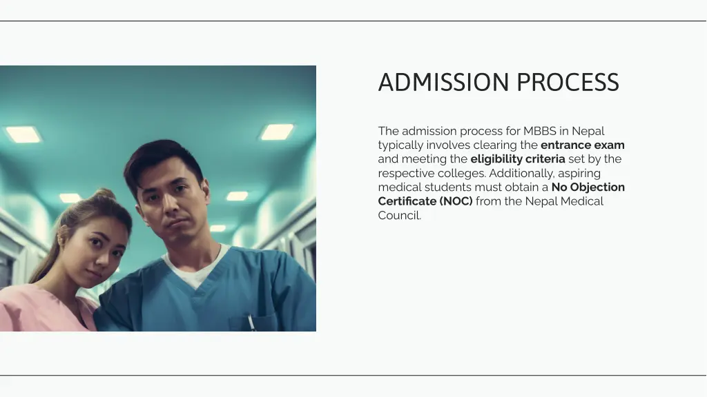 admission process