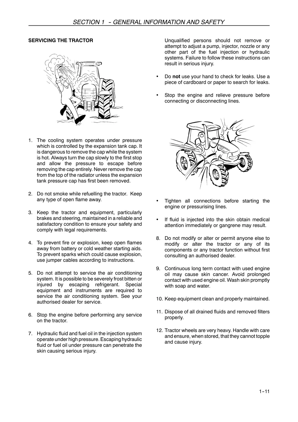 section 1 general information and safety 9