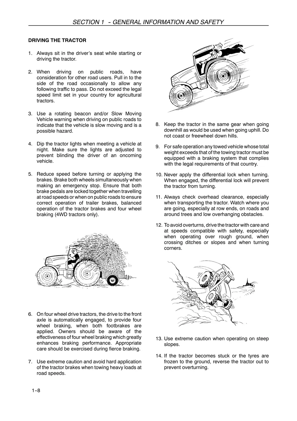 section 1 general information and safety 6