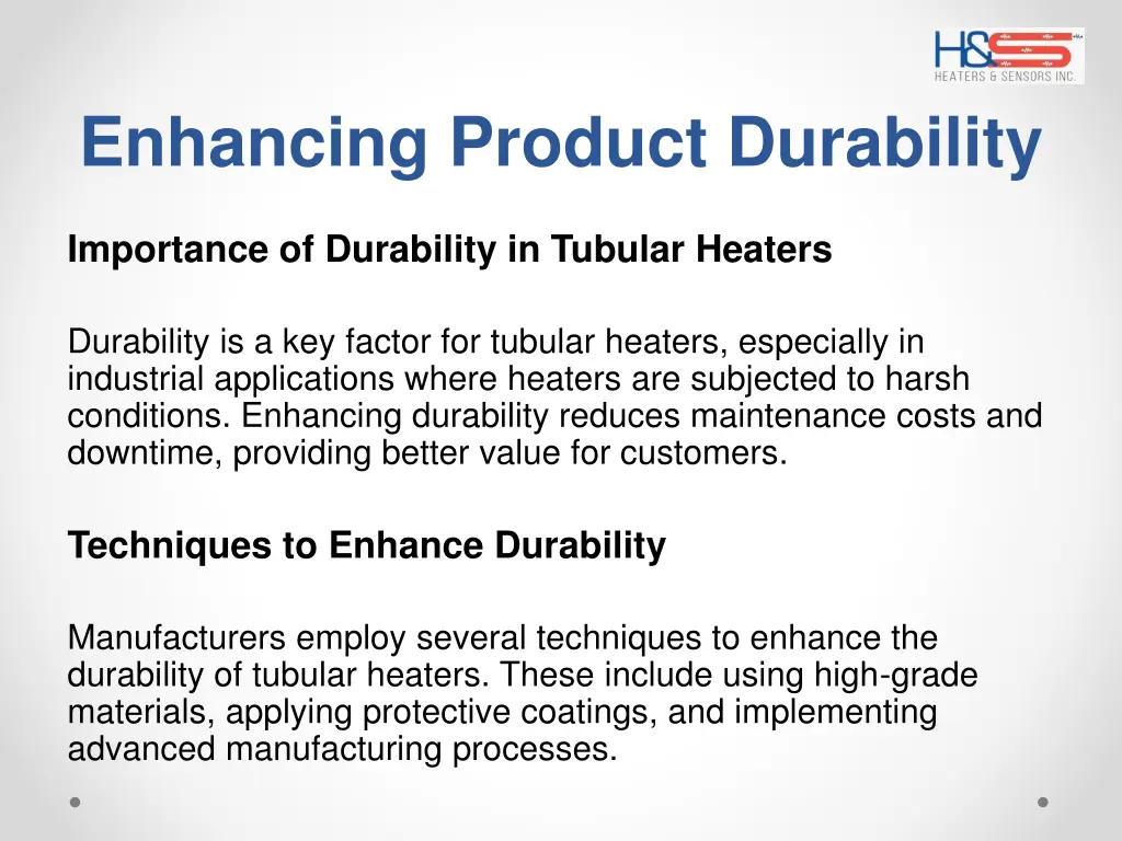 enhancing product durability