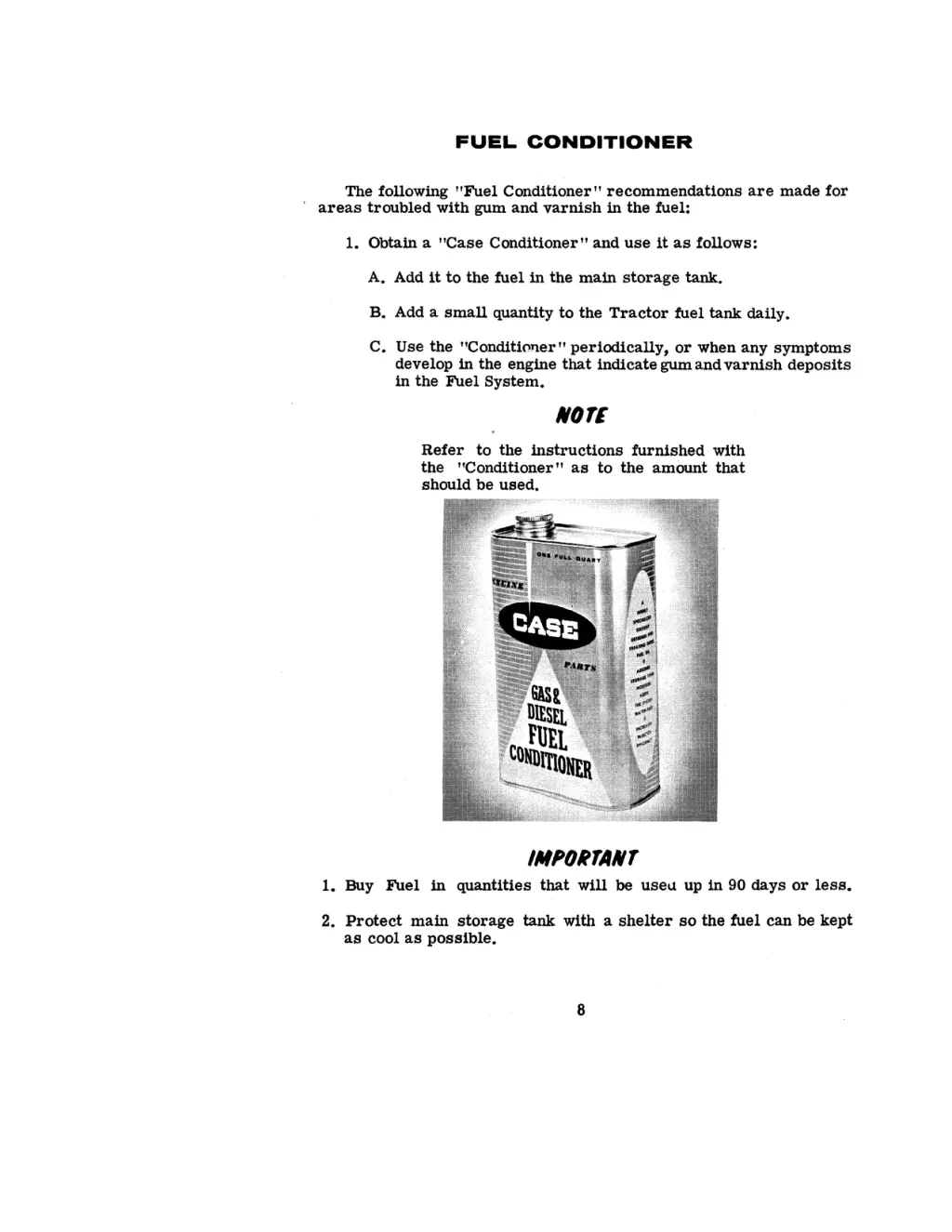 fuel conditioner