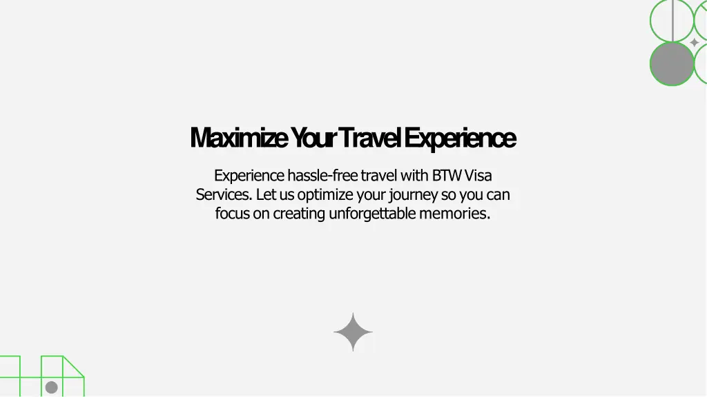 maximize y our travel experience