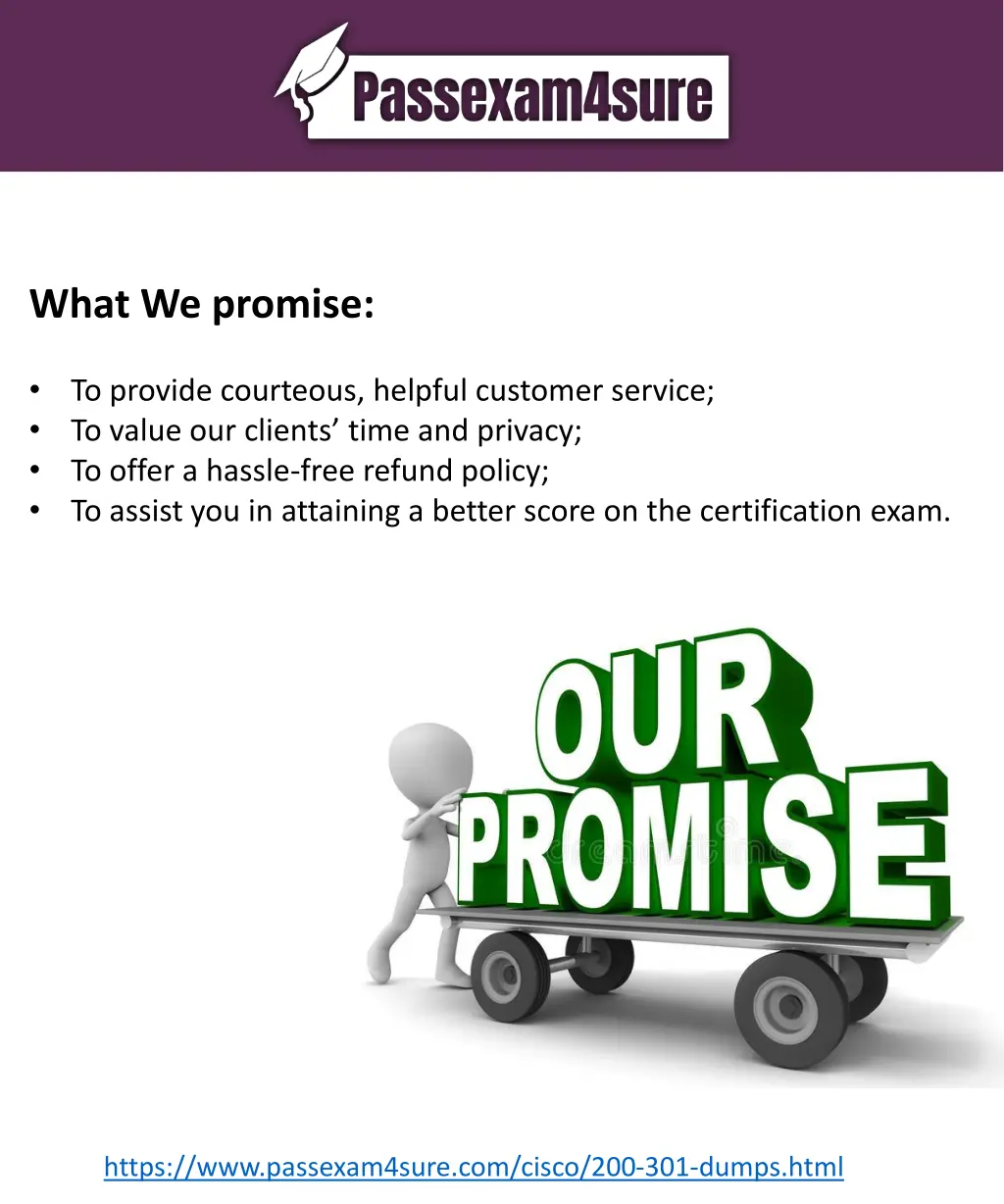 what we promise