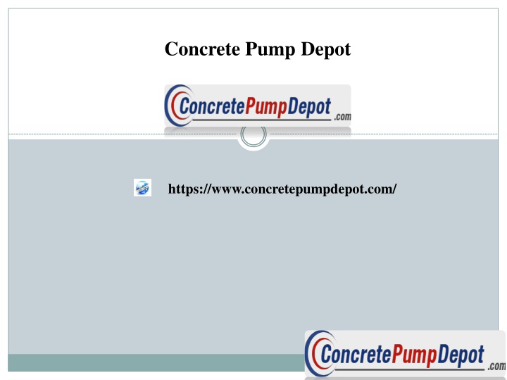 concrete pump depot