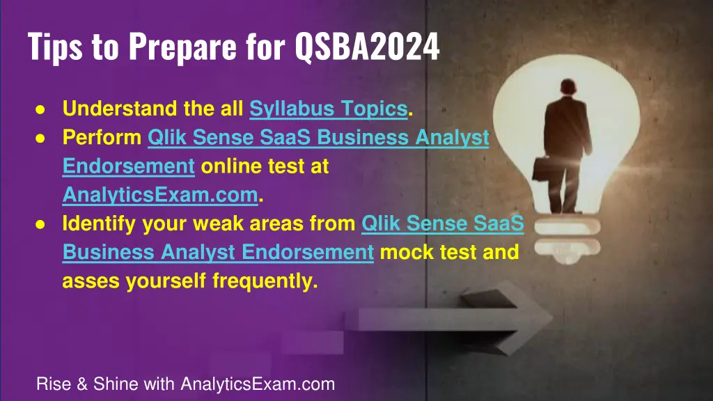 tips to prepare for qsba2024