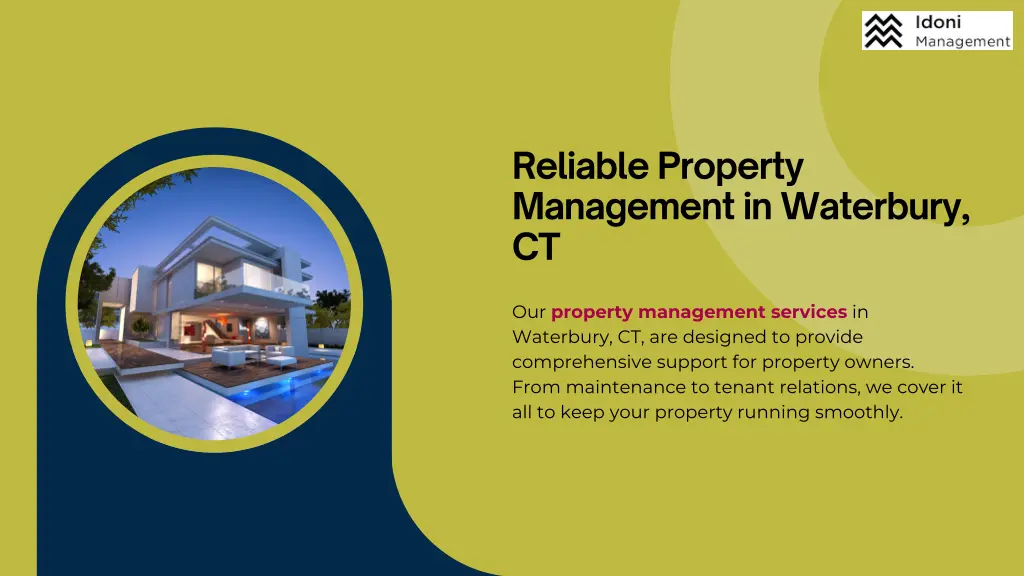 reliable property management in waterbury ct