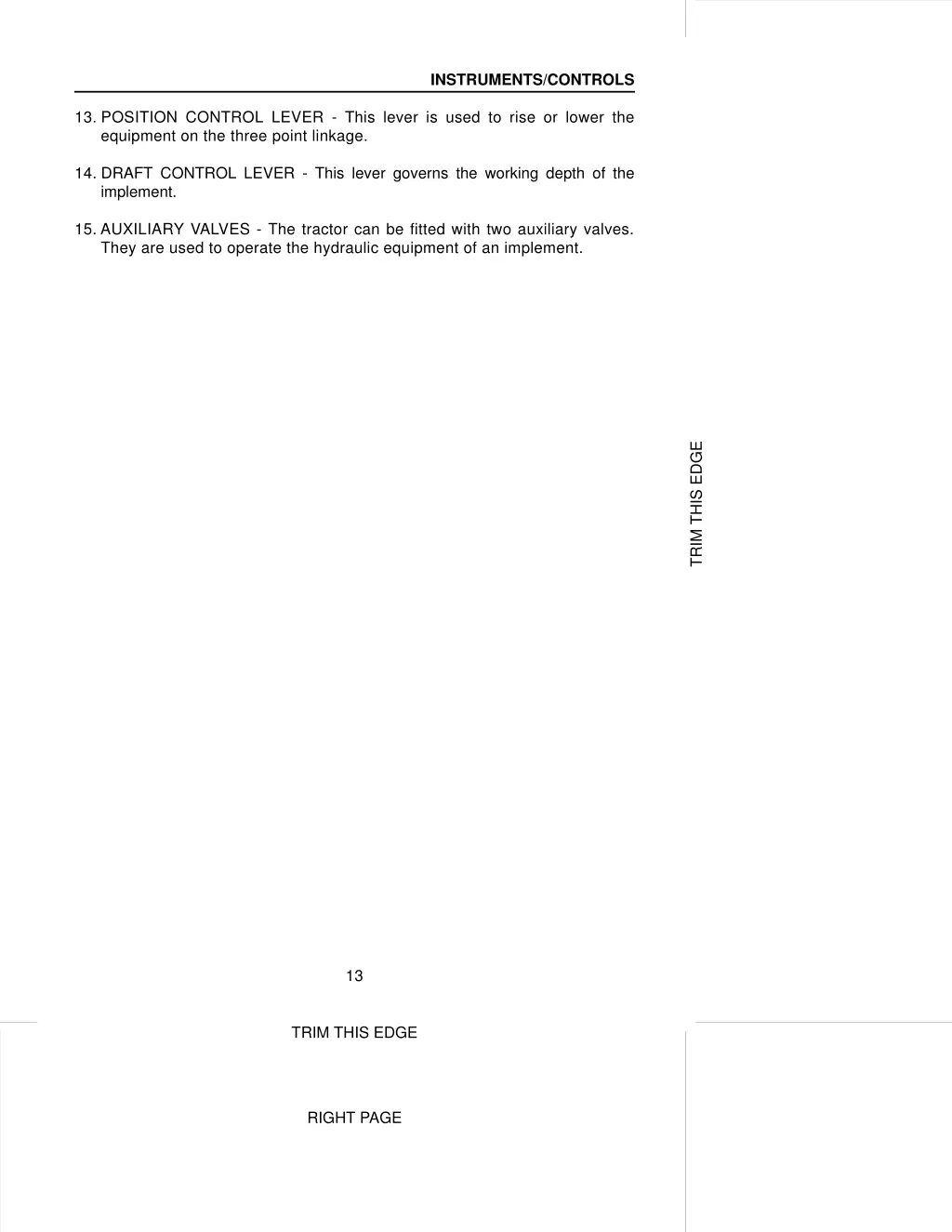 instruments controls 3