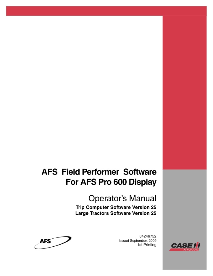 afs field performer software