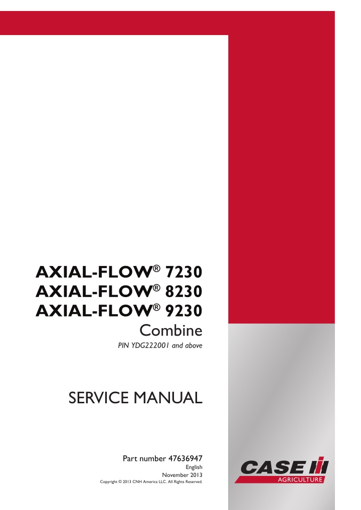 axial flow 7230 axial flow 8230 axial flow 9230