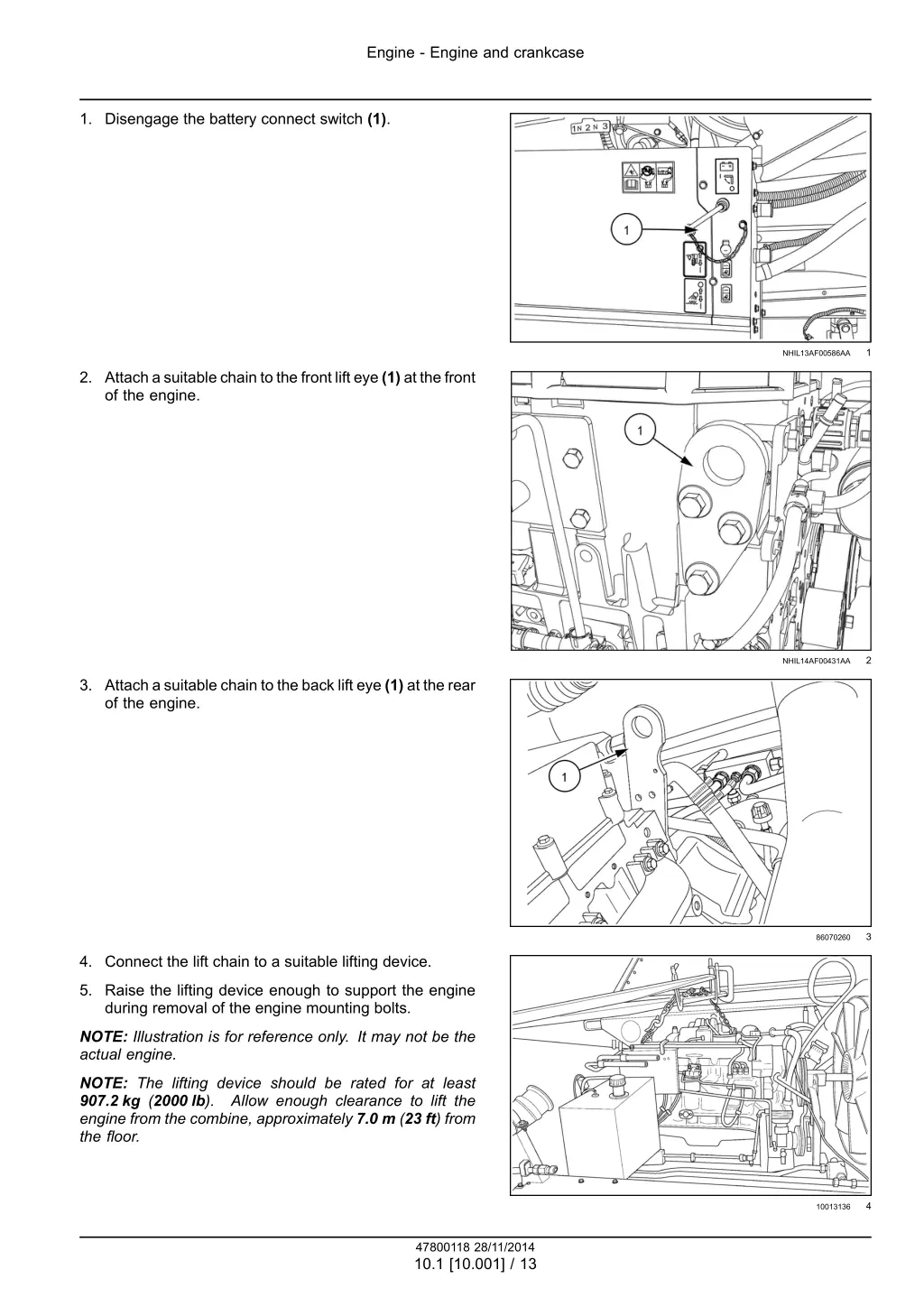 engine engine and crankcase 9