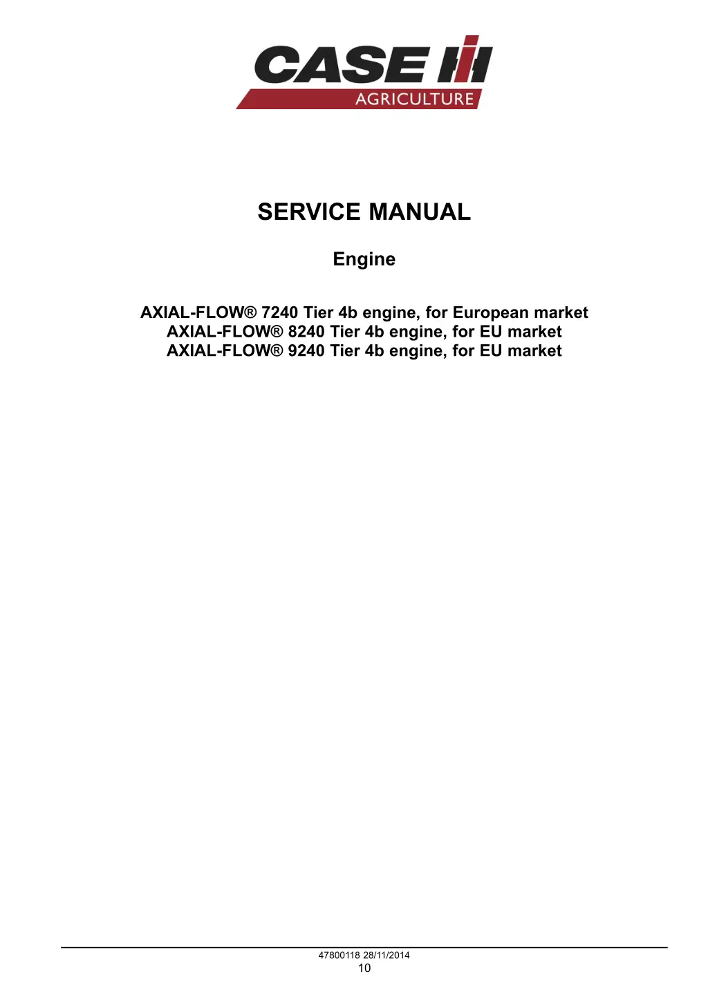 service manual 1