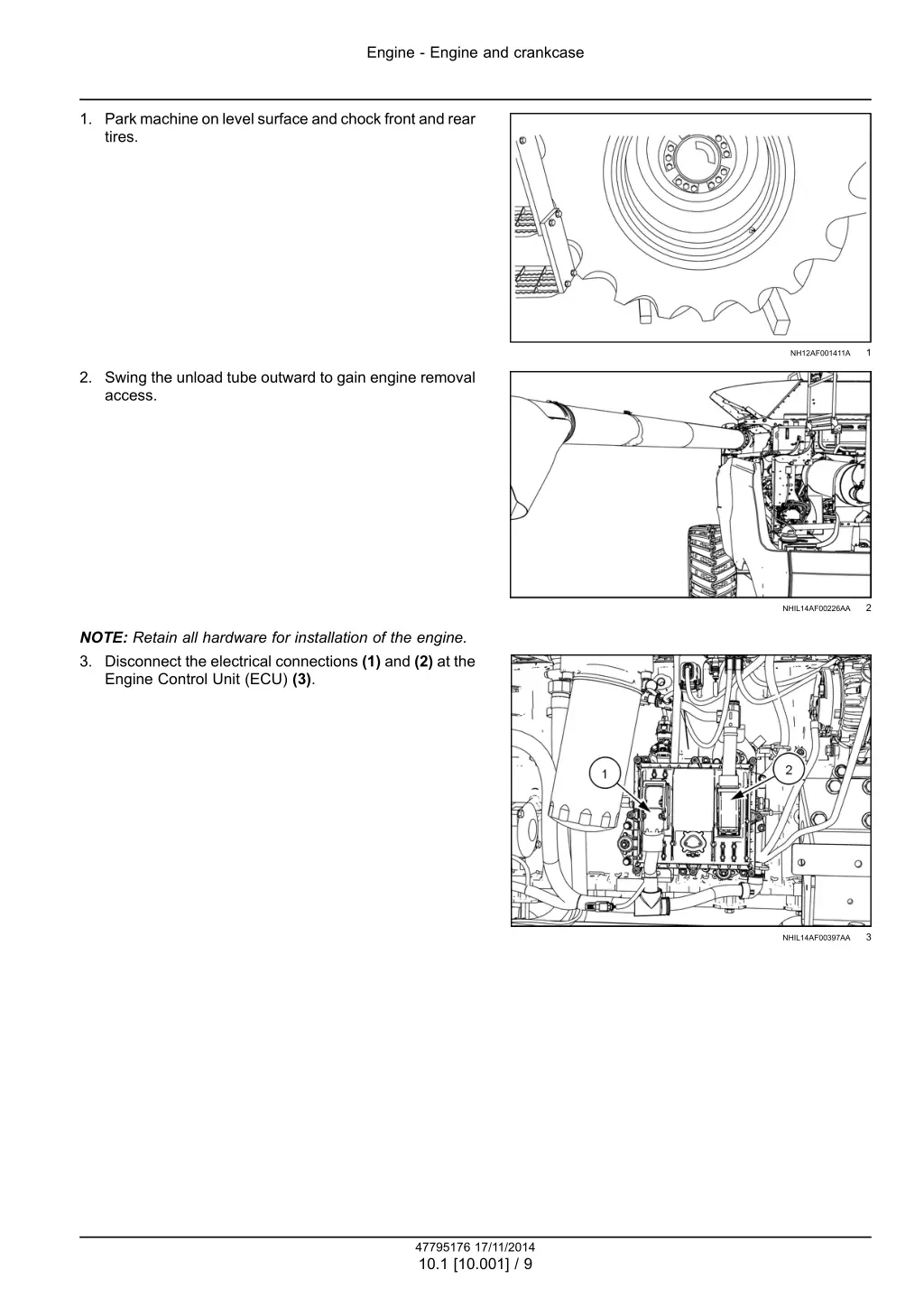 engine engine and crankcase 6