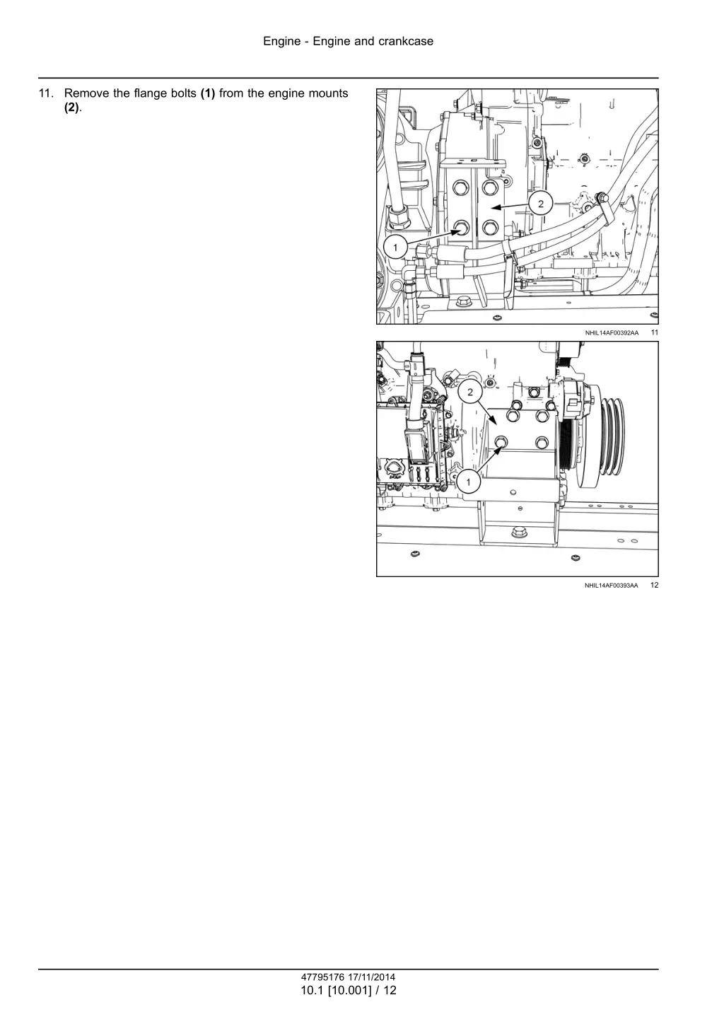 engine engine and crankcase 9