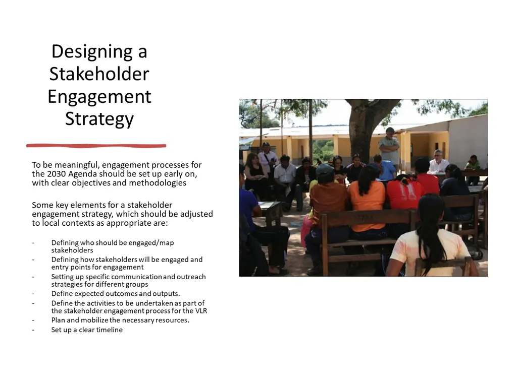 designing a stakeholder engagement strategy