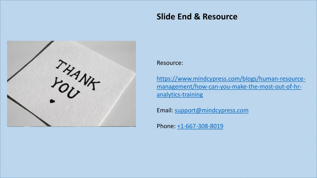 slide end resource