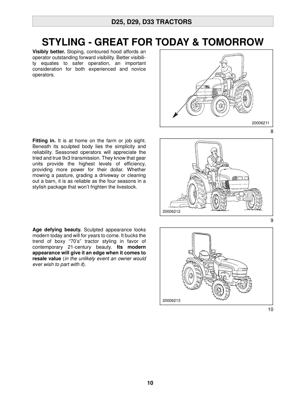 d25 d29 d33 tractors 8