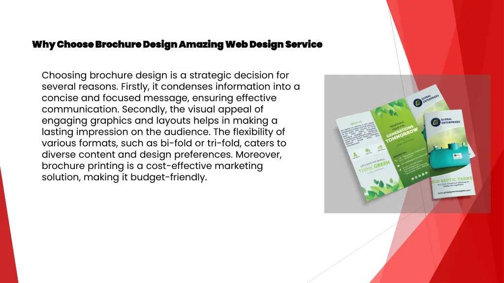 why choose brochure design amazing web design