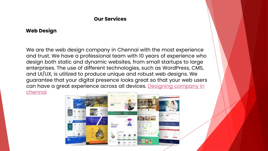 our services