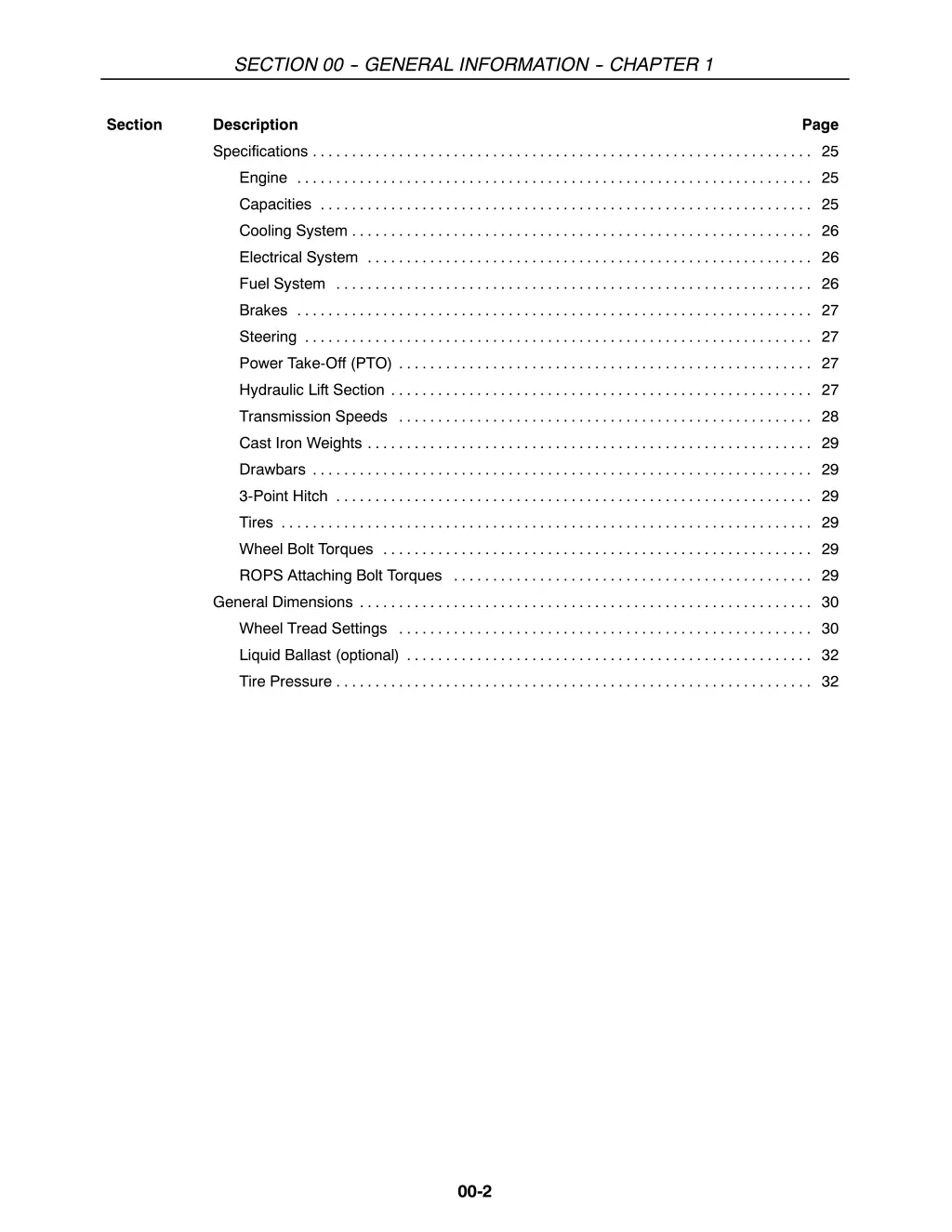 section 00 general information chapter 1 1