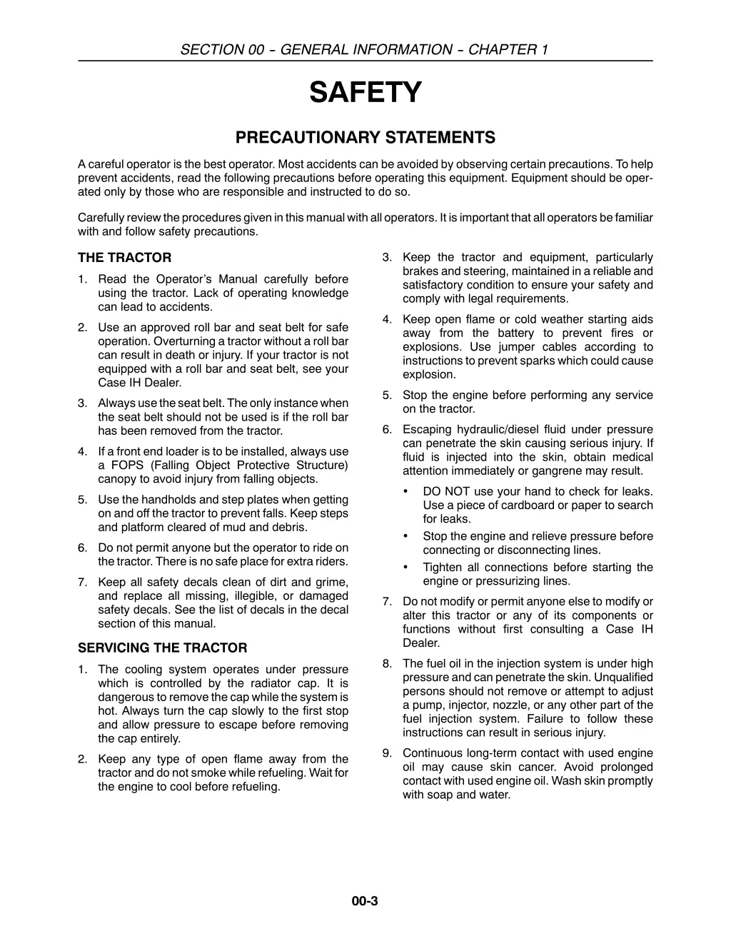 section 00 general information chapter 1 2