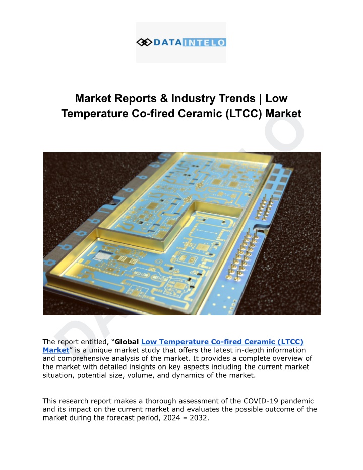 market reports industry trends low temperature