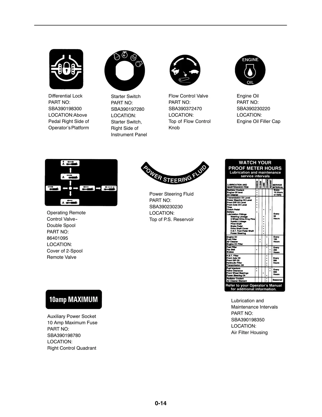 differential lock part no sba390198300 location