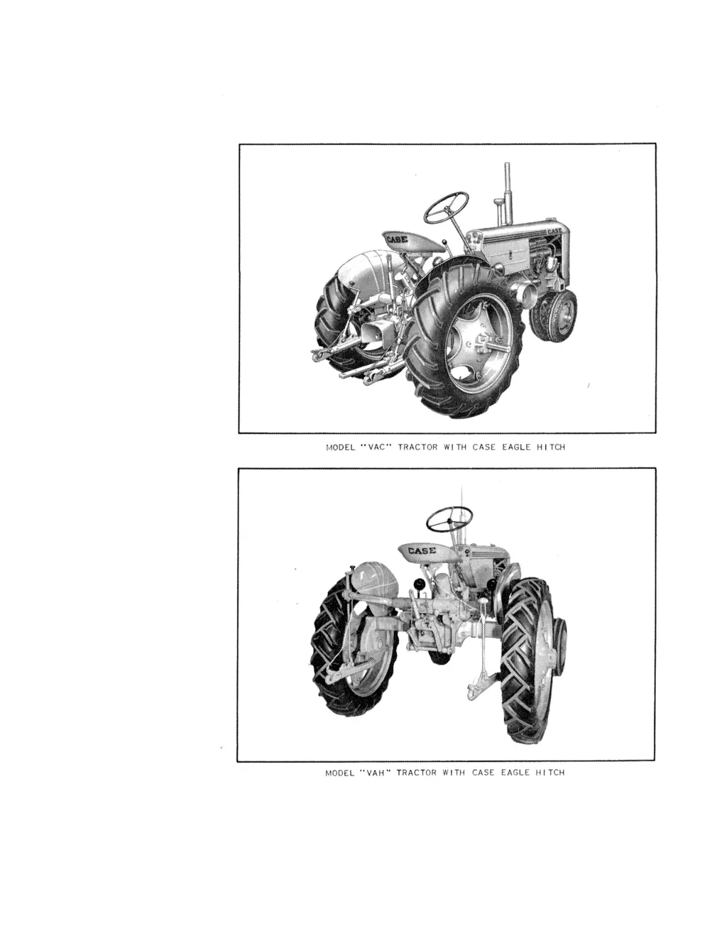 model vac tractor with case eagle hitch