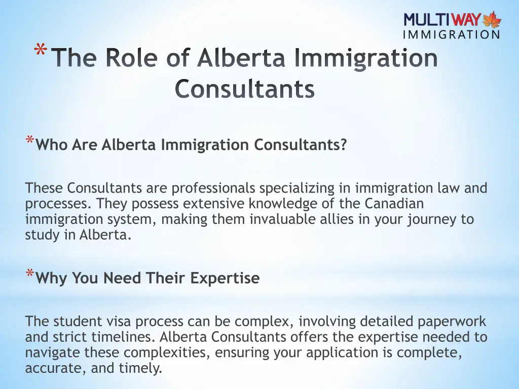 the role of alberta immigration consultants