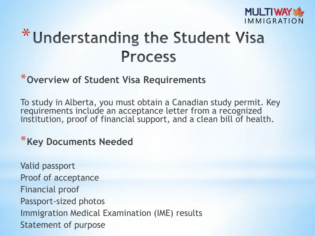 understanding the student visa process overview
