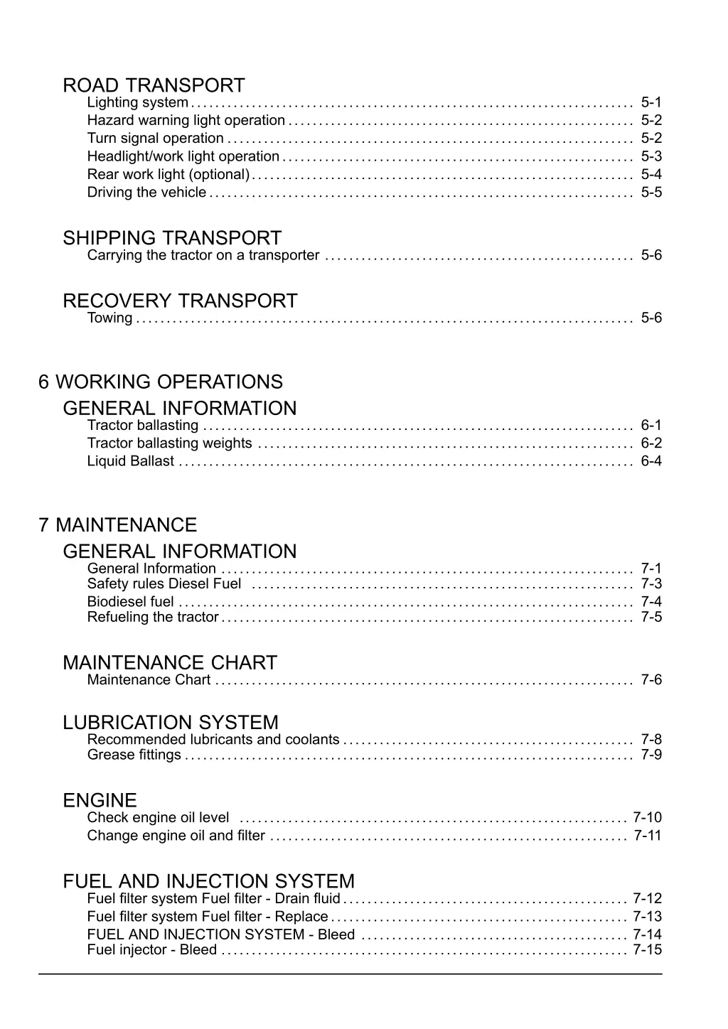 road transport lighting system 5 1 hazard warning