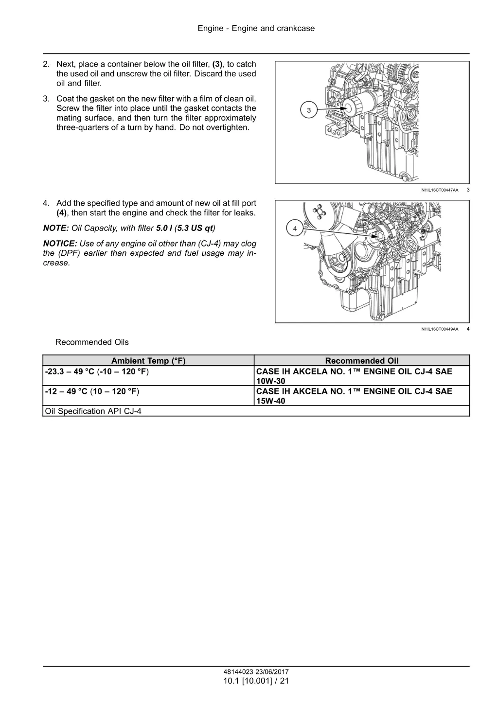 engine engine and crankcase 17