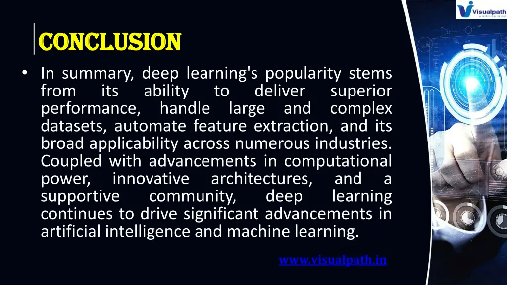 conclusion conclusion in summary deep learning