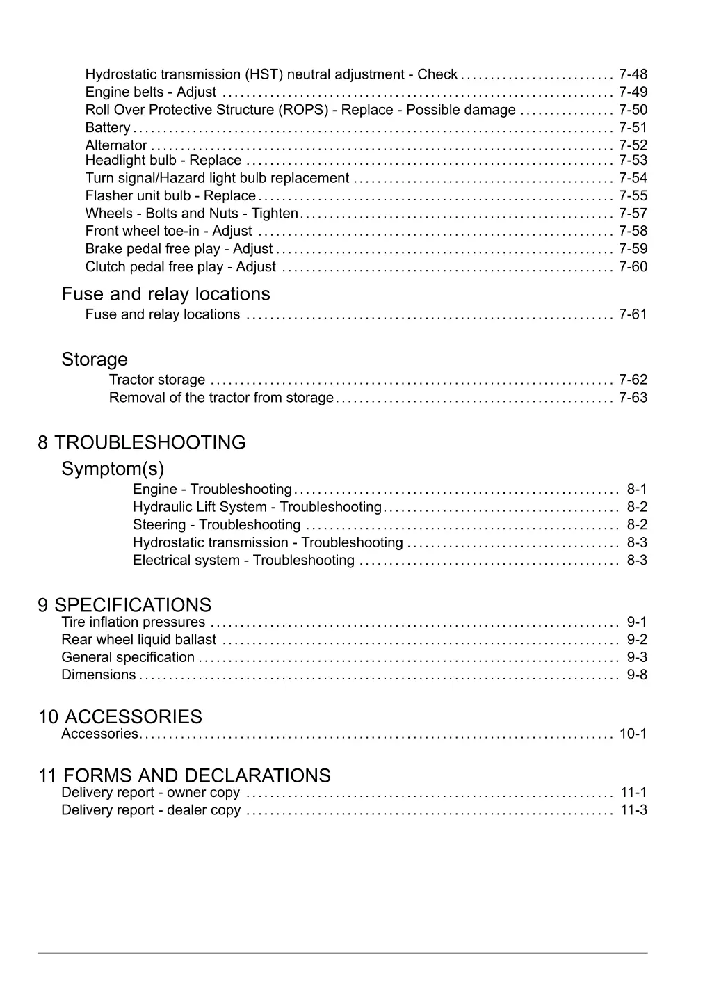 hydrostatic transmission hst neutral adjustment