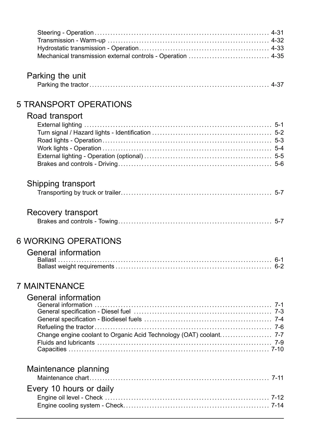 steering operation 4 31 transmission warm