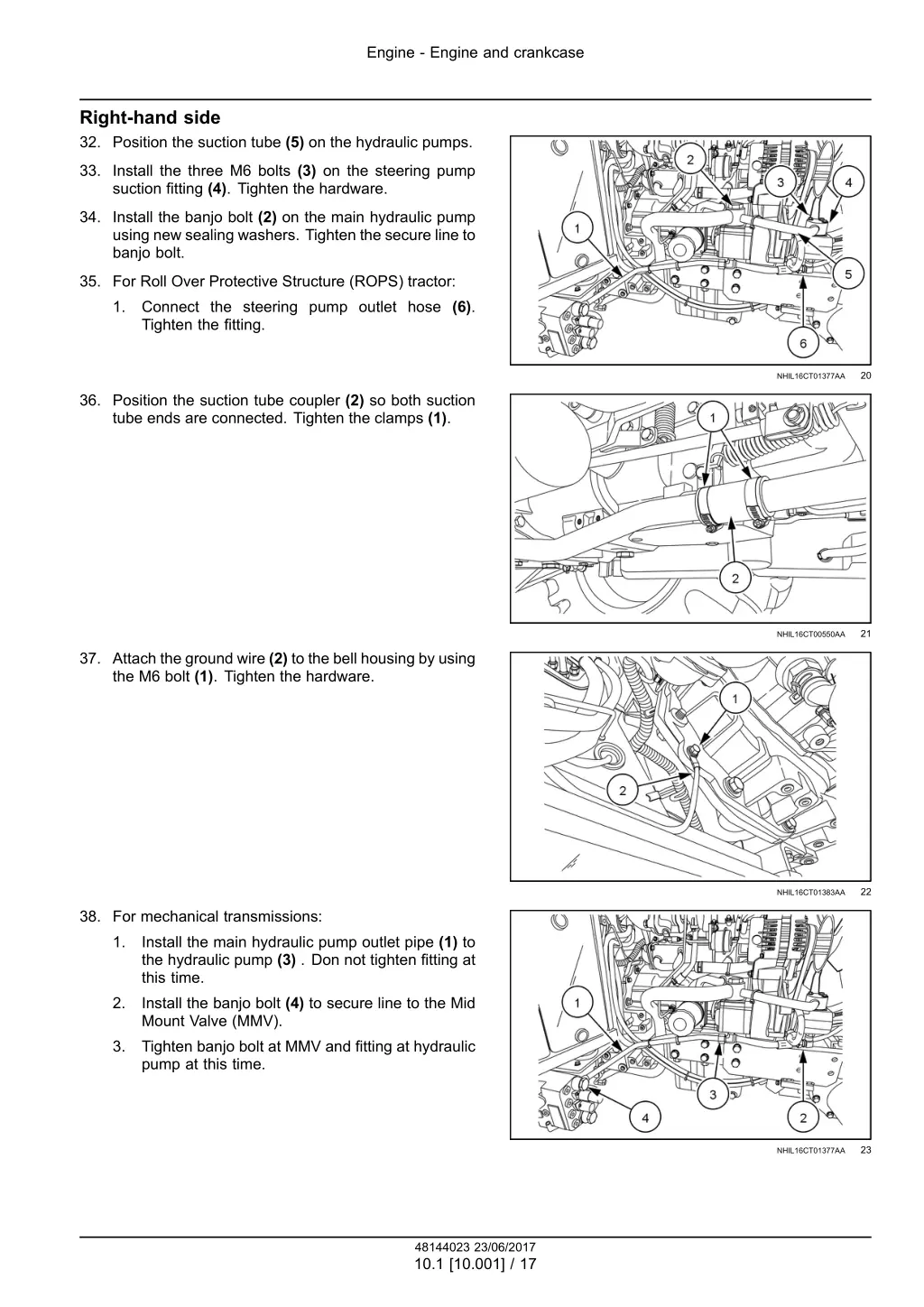 engine engine and crankcase 13