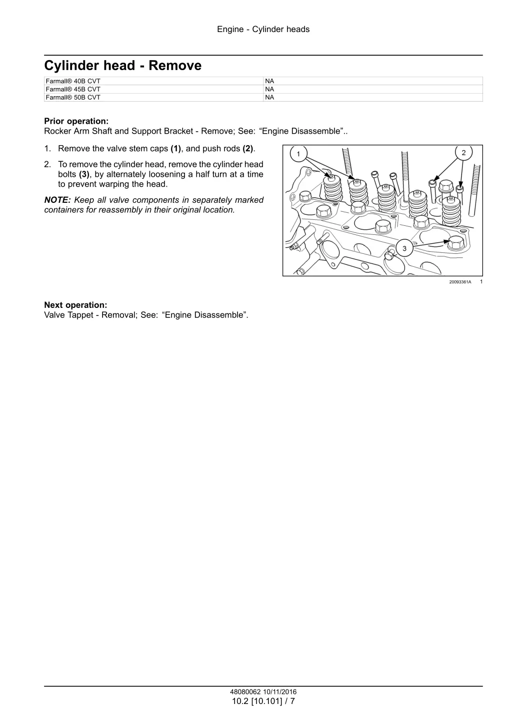 engine cylinder heads 3