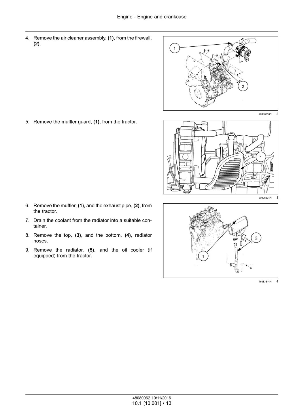 engine engine and crankcase 5