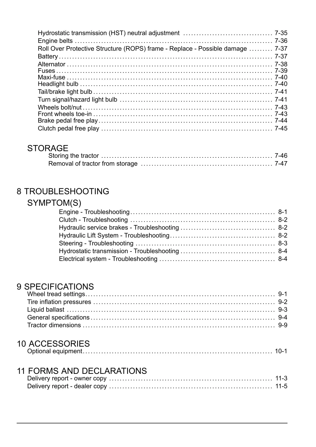 hydrostatic transmission hst neutral adjustment