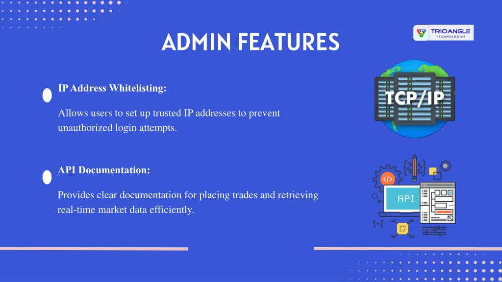 admin features