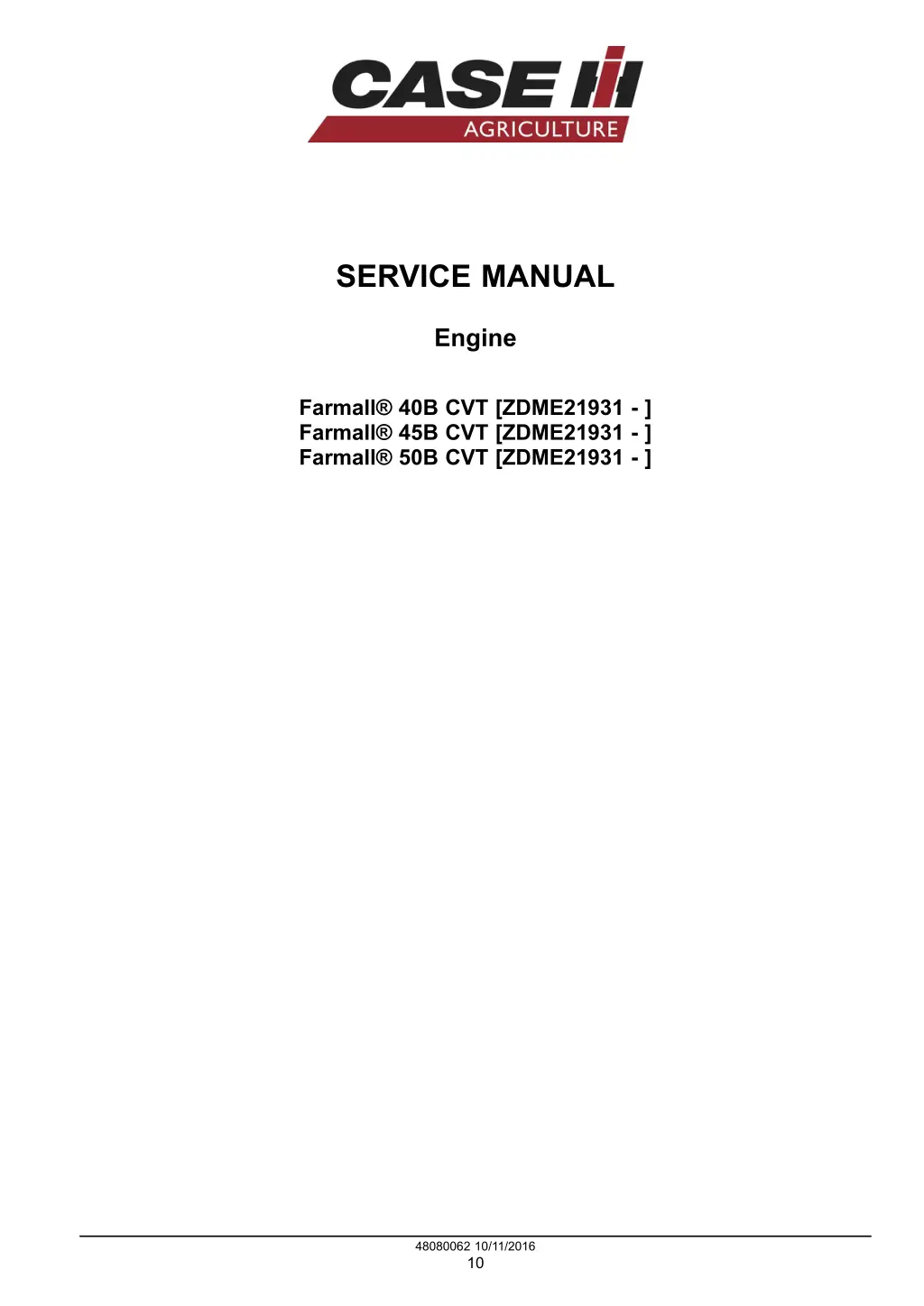 service manual 1