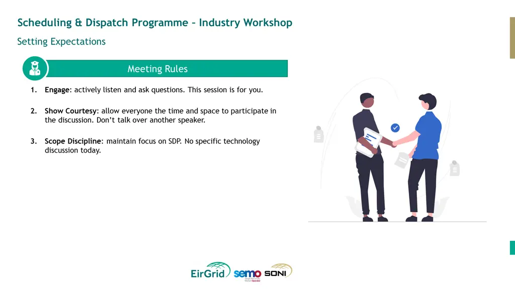 scheduling dispatch programme industry workshop