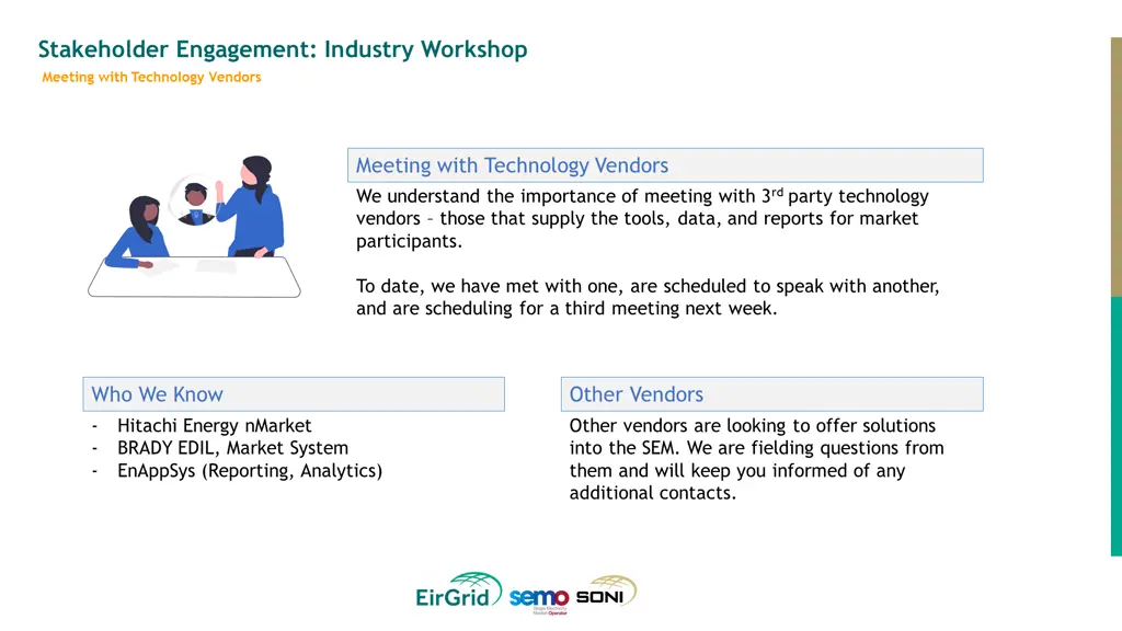 stakeholder engagement industry workshop meeting