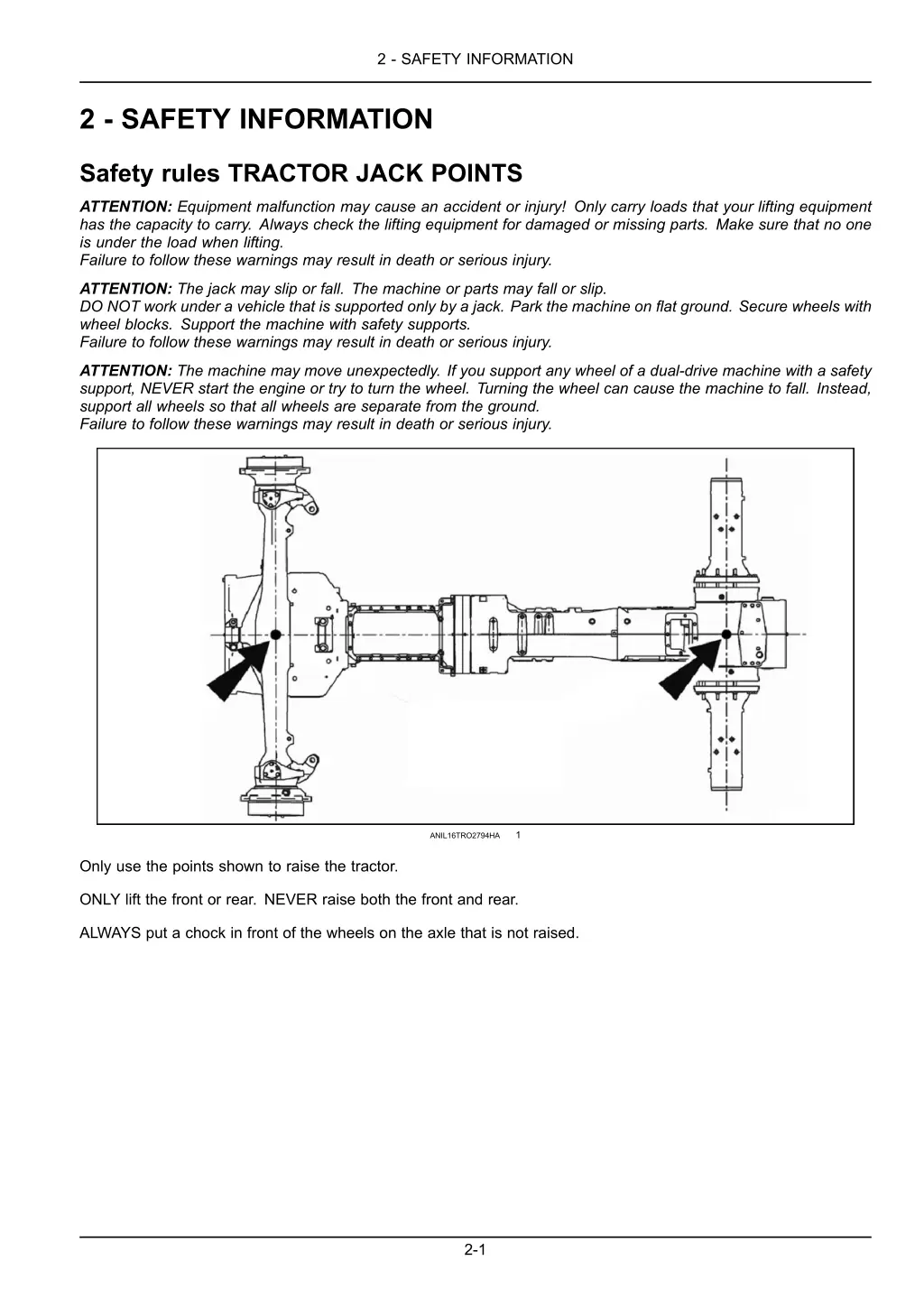 2 safety information