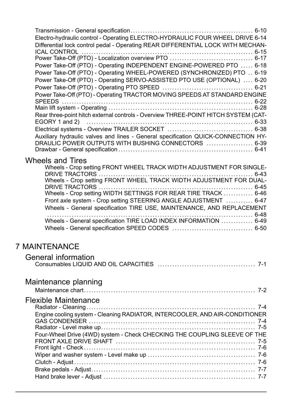 transmission general specification 6 10 electro